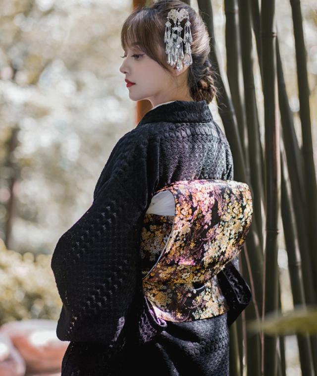 レース 着物 仕立て上がり フラワー ラッセル 幾何学 レース S M 花柄 総レース 着物 モダン 黒 通年 夏 浴衣 Hf11の通販はau Pay マーケット Hikari Shop