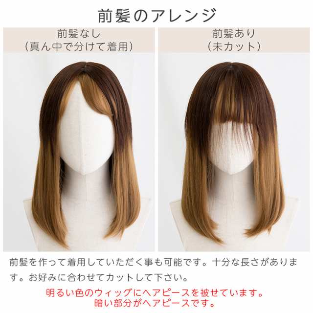 ヘアピース 人毛100％ 部分ウィッグ レミー人毛100% トップカバー 自然