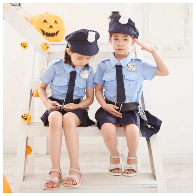 ハロウィン コスプレ 衣装 子供 ポリス 警官 警察官 仮装 可愛い