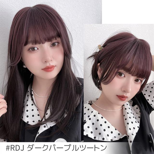 新品・医療用ウィッグ〉ロング 通気性抜群 黒色 ブラック ハンドメイド