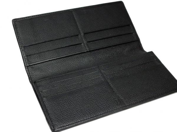 ダンヒル　2つ折り財布　ウインザー　L2PA10A 　黒　PVC　メンズ ブラック　紳士用　長財布　Ｄの通販は