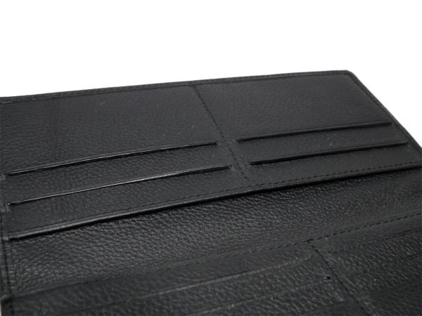 ダンヒル　2つ折り財布　ウインザー　L2PA10A 　黒　PVC　メンズ ブラック　紳士用　長財布　Ｄの通販は