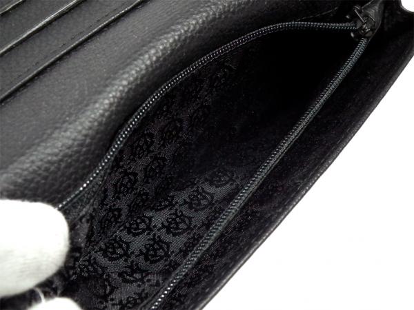 ダンヒル　2つ折り財布　ウインザー　L2PA10A 　黒　PVC　メンズ ブラック　紳士用　長財布　Ｄの通販は