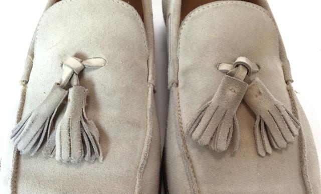 フェラガモ レザー シューズ 靴 スエード タッセル スウェード#6 24