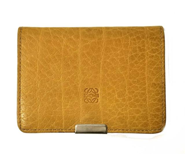ロエベ コインケース レザー 小銭入れ マスタード Loewe メンズ レディース 中古 の通販はau Pay マーケット ブランディール