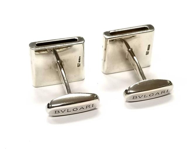 BVLGARI ブルガリ　silver925 カフス　カフリンクス　イタリア BVLGARI ブルガリsilver925 カフスカフリンクスイタリア