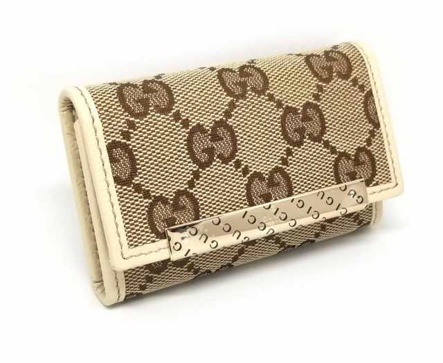 未使用 グッチ キーケース Gg Ggキャンバス ベージュ Gg柄 メンズ レディース 6連キーケース ｇｕｃｃｉ 中古 の通販はau Pay マーケット ブランディール