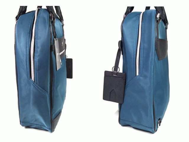 未使用 Jeff Banks ジェフバンクス ２way リュックサック バックパック 縦型 ビジネスバッグ ブリーフケース ターコイズ ナイロン メンズの通販はau Pay マーケット ブランディール