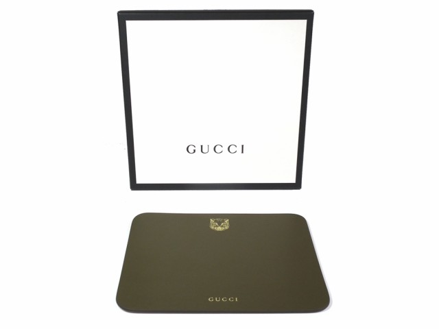 未使用 グッチ マウスパッド レザー タイガー トラ デスク周り小物 グリーン 抹茶 ＧＵＣＣＩ カーキ ロゴ PC小物 パソコン用品｜au PAY  マーケット