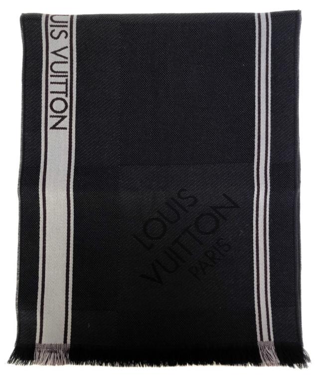 新品同様 ルイヴィトン マフラー エシャルプ メサジェ M ウール メンズ ブラック グレー ルイビトン ルイ ヴィトン Louis Vuittonの通販はau Pay マーケット ブランディール