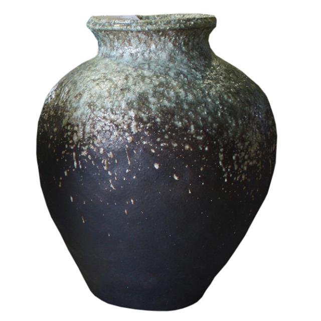 13号 古信楽窯変ひねり壺型花入 信楽焼 陶器 花入れ 花器 花入 花瓶 彩り屋_