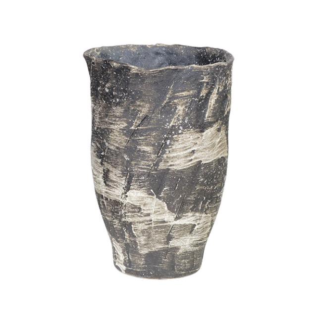 傘立て 信楽焼 星雲刷毛目傘立 傘立 陶器 彩り屋_