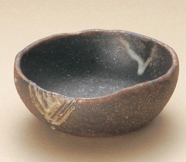 黒窯変刷毛目小鉢 陶器 信楽焼 キッチン 和食器 小鉢 取鉢 皿 彩り屋