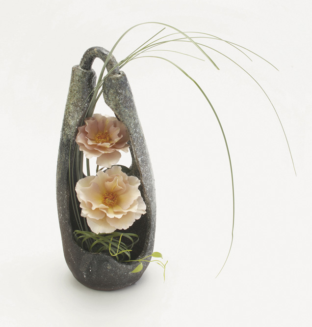 信楽焼 やまもも 花器 花入 花瓶 陶器 花入れ 彩り屋_の通販はau PAY 