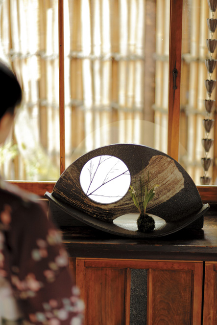 信楽焼 観月 ついたて 花器 花入 花瓶 陶器 花入れ 彩り屋_