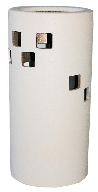 傘立て 信楽焼 格子彫傘立（ベージュ） 傘立 陶器 彩り屋_ 【公式通販】