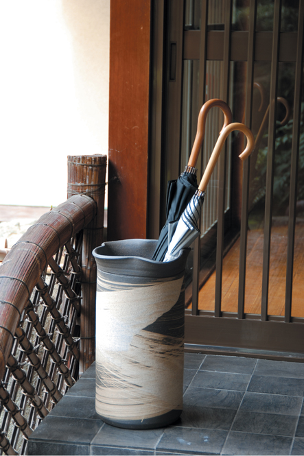 信楽焼傘立て 刷毛目 高さ45cm 楽天市場】傘立て 陶器 信楽焼 刷毛目