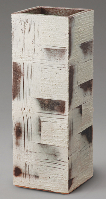 傘立て 信楽焼 スクエアーショコラ傘立   傘立 陶器    彩り屋 の通販は