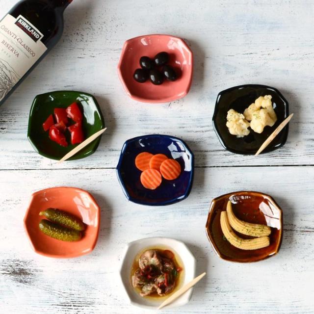 バル風 おつまみ 豆皿 全9color 10センチ 日本製 小皿 北欧 豆皿 薬味皿 おしゃれ お皿 皿 食器 プレート 陶器 美濃焼 かわいい 洋食器 の通販はau Pay マーケット 窯元 ロングアイランド