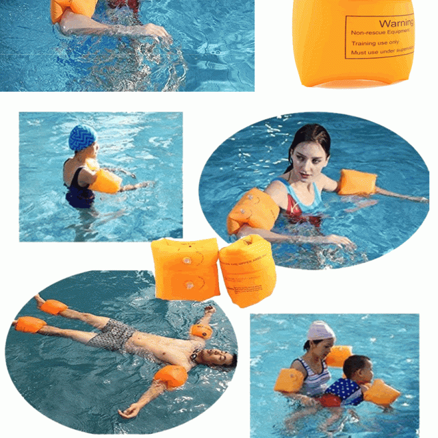 アームフロート 2個セット インフレータブル アームヘルパー 大人 子供用 浮き輪 アームリング 水泳用品 泳ぎ 補助 練習 プールtecc Arの通販はau Pay マーケット Pcbox78