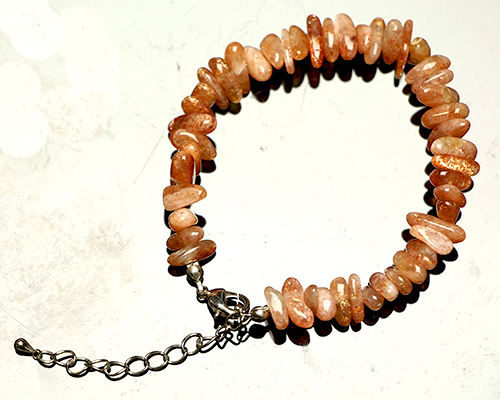 サザレブレスレット（アジャスター付き） サンストーン No.1