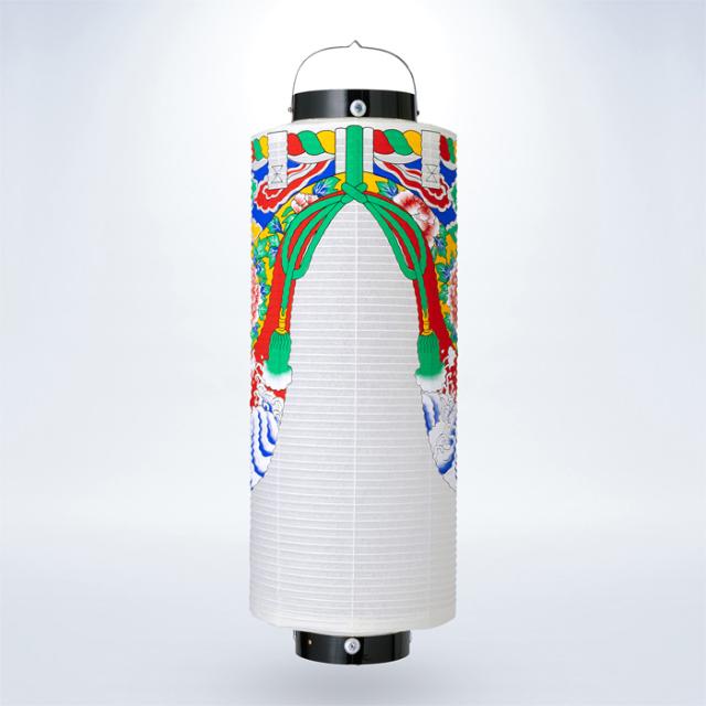 提灯 切長 幕付 南無地蔵大菩薩 直径30cm_3