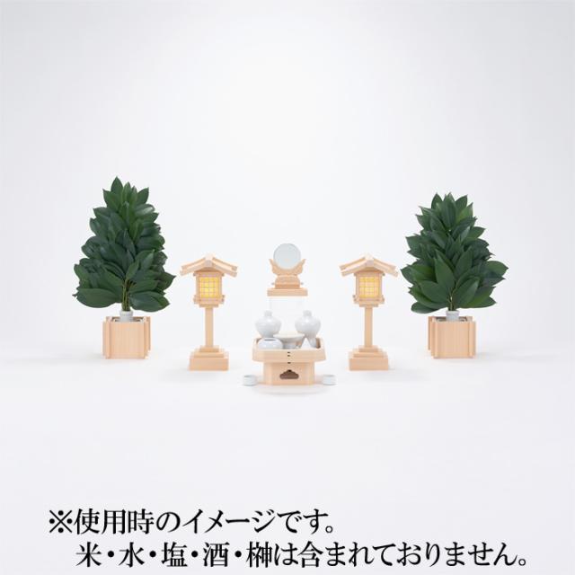 【神具セット】 神具ハーフセット（中）