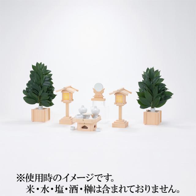 【神具セット】 神具ハーフセット（中）