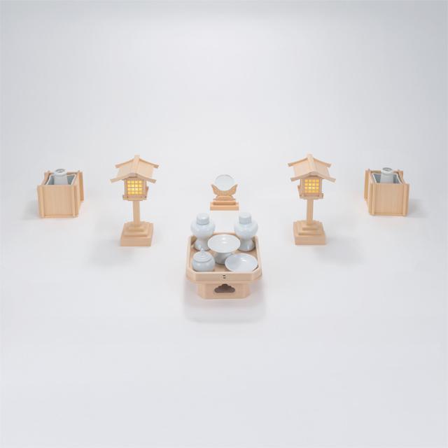 【神具セット】 神具ハーフセット（K-1用）