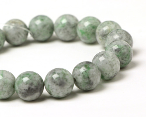 糸魚川産　翡翠 糸魚川翡翠ブレスレット 17mm [T51-15481]