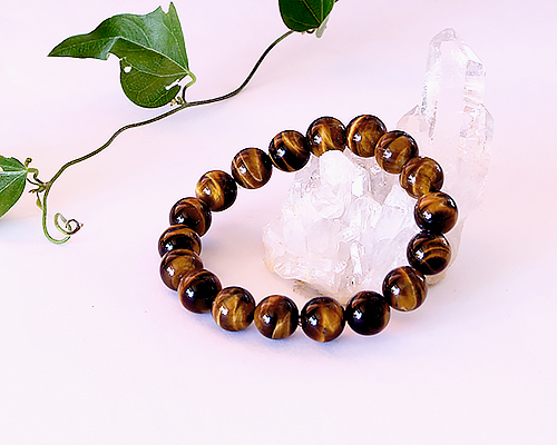 ブレスレット タイガーアイ（虎目石） SA 10mm 18玉 5,500円