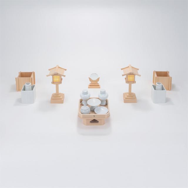 【神具セット】 神具ハーフセット（K-1用）