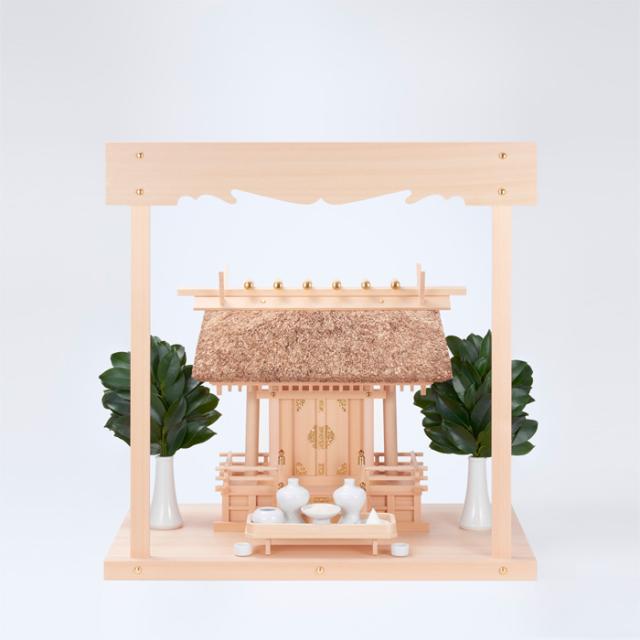 【神棚 セット】 K-10+敷板（中）+雲板（中）+神具ミニセット 83,050円