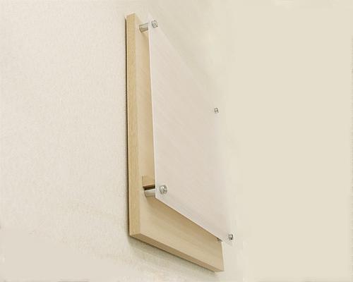 モダン神棚 Wall神棚 神路山 ガラス棚板無し ベージュ〈W-5〉