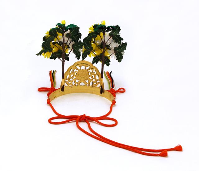 前天冠 正絹房紐