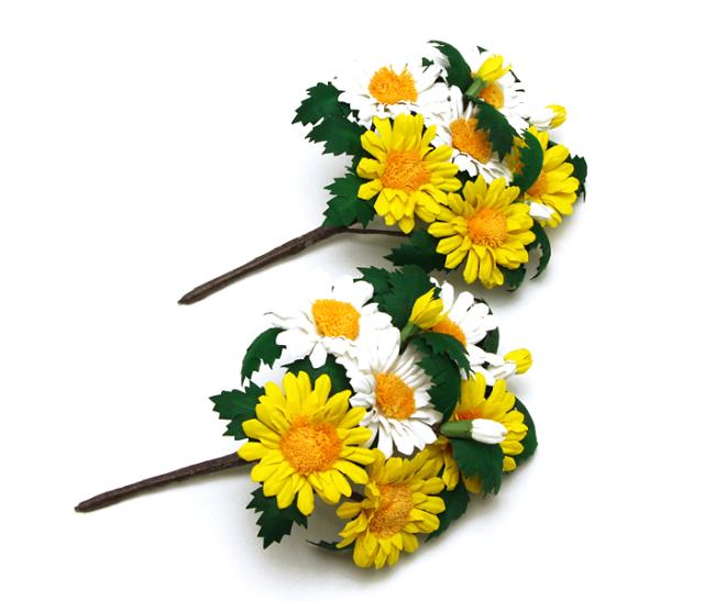 前天冠 正絹房紐