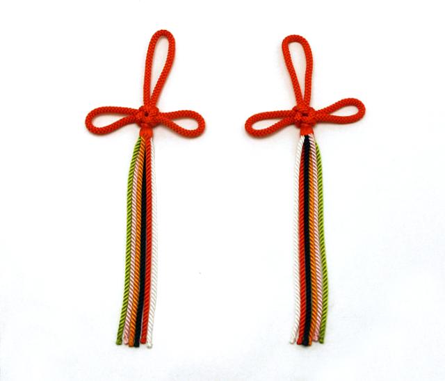 前天冠 正絹房紐