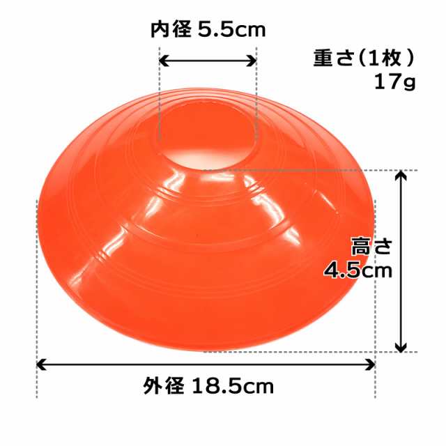 入園入学祝い マーカーディスク グリーン 10枚セット マーカーコーン サッカー フットサル ienomat.com.br