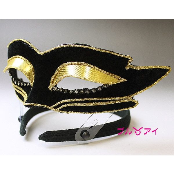 ベネチアン風 イタリアンな仮面舞踏会マスク 黒とゴールド ラインストーン入り 衣装 舞台 イベント コスプレ ハロウィン パーティー 即納の通販はau Pay マーケット ハイヒールと厚底靴のブルアイ
