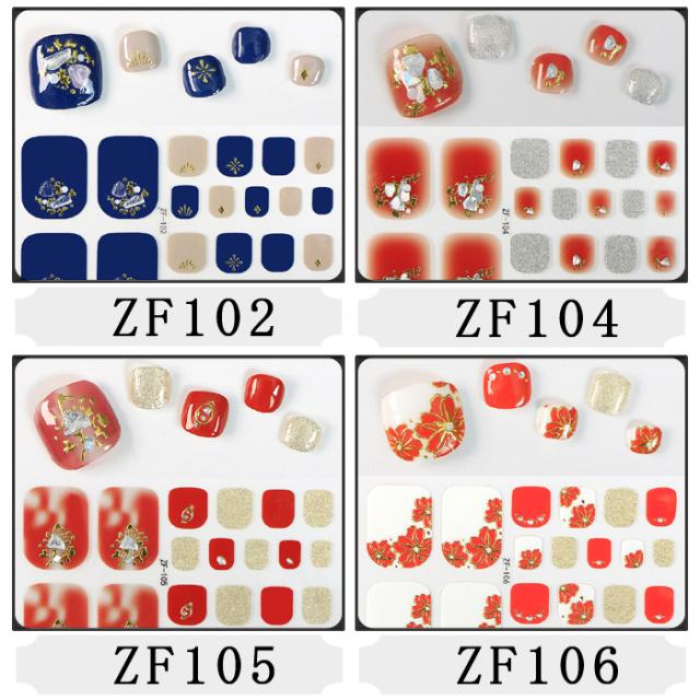 フットネイルシール♡AJB-09❤️2枚目-50円☆3枚以上