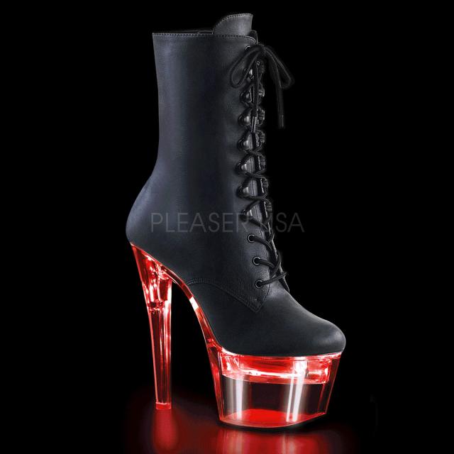 Pleaser(プリーザー) FLASHDANCE-1020-7 USB充電 LEDイルミネーション 厚底ブーツ 7inch Heel, 2 3/4inch PF◆取り寄せ