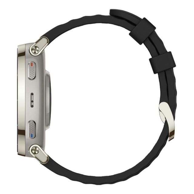 アマズフィット Amazfit アクティブスリー プレミアム Active 3 Premium アペックスシルバー ブラック メンズ スマートウォッチ SP170082-C248_4