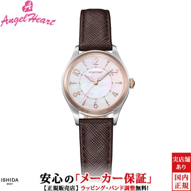 天使ハート形 時辰儀 Angel Heart トゥインクルタイム Twinkle Time TT28なおなお書き-BK レディース ウオッチ 分かりやすい 可愛らしい ご覧なさる