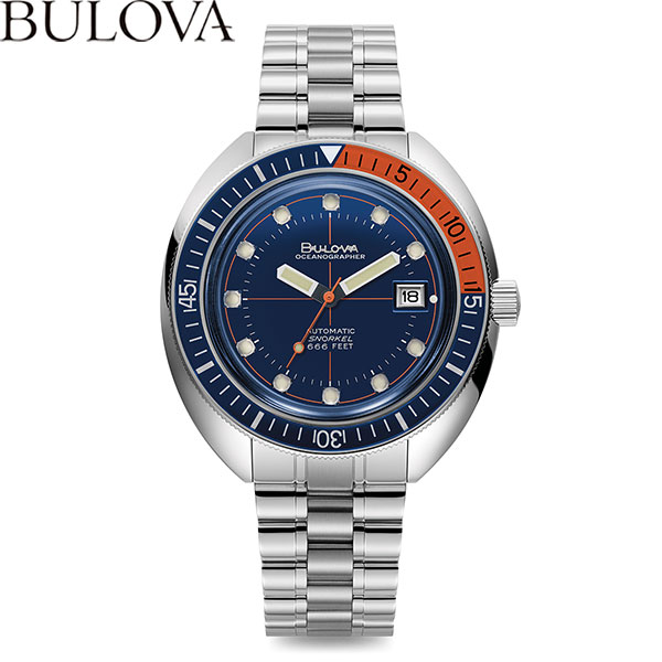 無金利ローン可 ブローバ BULOVA アーカイブシリーズ オーシャノグラファー デビルダイバー 復刻モデル 96B321 自動巻 メンズ 腕時計_1