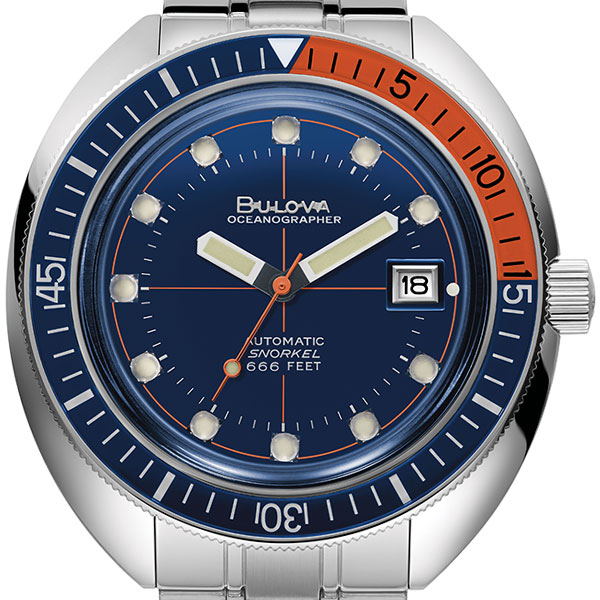 無金利ローン可 ブローバ BULOVA アーカイブシリーズ オーシャノグラファー デビルダイバー 復刻モデル 96B321 自動巻 メンズ 腕時計_2