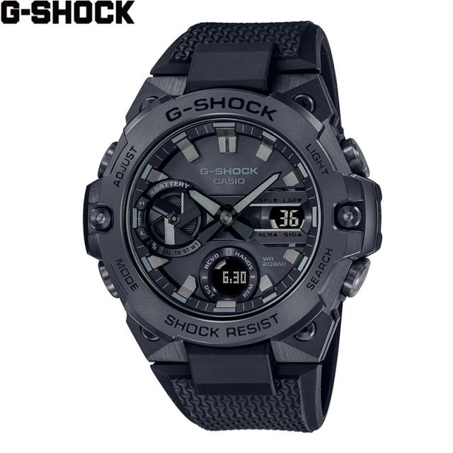 ジーショック Gスチール メンズ 腕時計 時計 ソーラークオーツ 正規品 GST-B400BB-1AJF_1