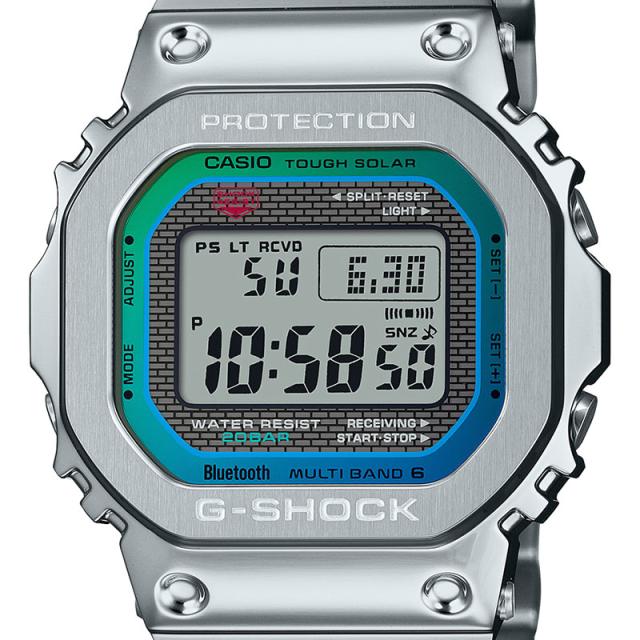 ジーショック フルメタル 5000 シリーズ メンズ 腕時計 時計 ソーラークオーツ 正規品 GMW-B5000PC-1JF_2