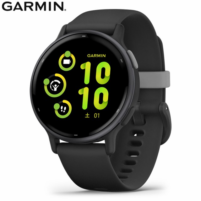 ガーミン GARMIN ヴィヴォアクティブ5 ブラック スレート vivoactive Black Slate 010-02862-40 メンズ  レディース スマートウォッチ suica 腕時計 心拍計 睡眠 健康