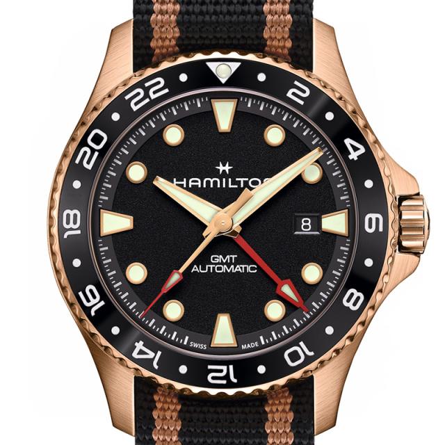 ハミルトン カーキ ネイビー スキューバ GMT オート ブロンズ 43mm メンズ 腕時計 時計 自動巻き 正規品 H82565930_2