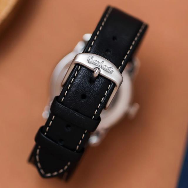 ハンハルト パイオニア シルバ ブラック メンズ 腕時計 時計 自動巻き 正規品 1H782.210-8010 